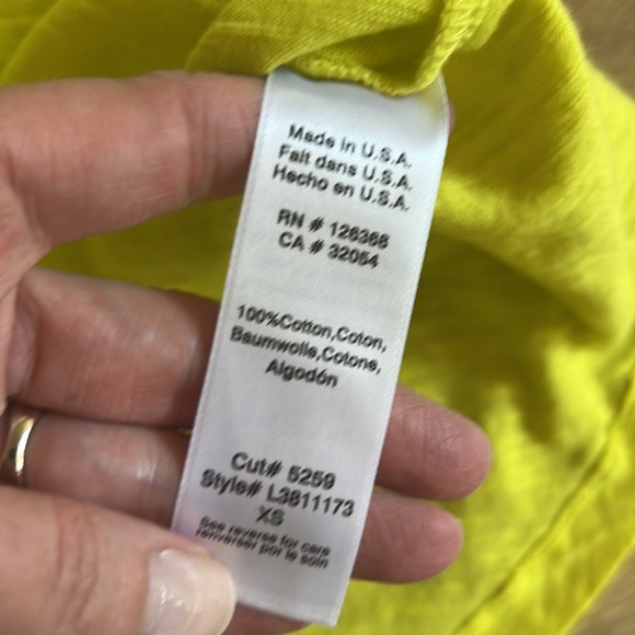 Left of Center Anthropologie  NWT Tank Shirt Oversized - Picture 3 of 5